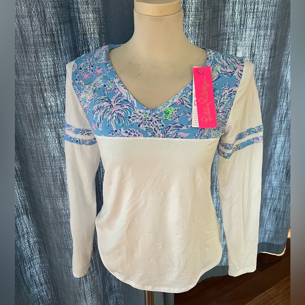 Lilly Pulitzer “The Turtle Package” long sleeve shirt